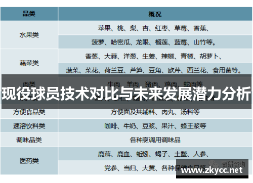 现役球员技术对比与未来发展潜力分析